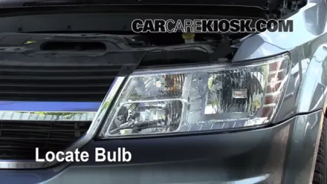 2010 Dodge Journey SXT 3.5L V6 Éclairage Feux de route (remplacer l'ampoule)